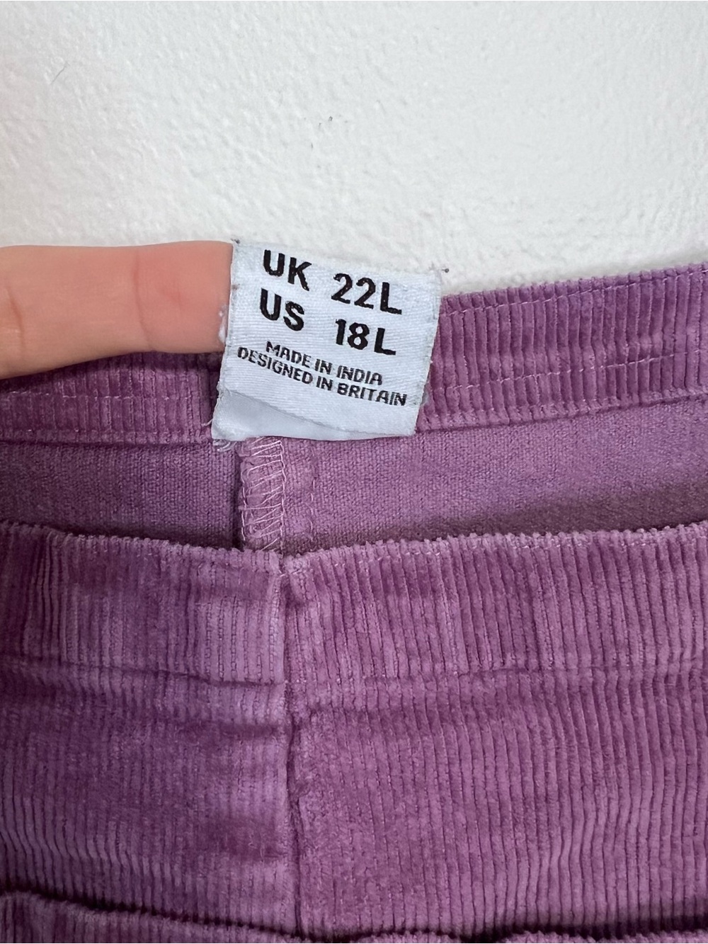 Lucy & Yak Original Corduroy Dungarees Overalls Purple Cotton Size US 18L UK 22L - Picture 6 of 13